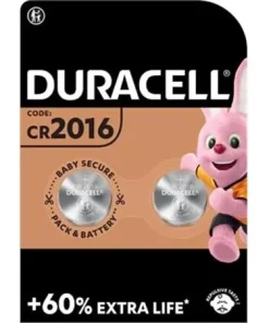 Duracell knoopcel Electronics CR2016 (2 stuks)