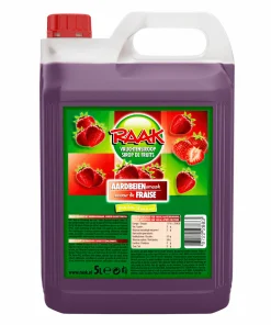 Raak Vruchtensiroop Aardbeien (5 liter)
